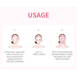 flores de cerejeira Dormir Máscara facial Não lavar Hidratante Hidratar Hidratar (9)