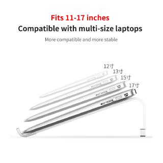GOOJODOQ Suporte Universal de Alumínio 11-17” para Laptop/MacBook (4)