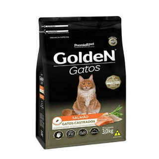 Ração Golden Gato Adulto Cadastro Salmão 3kg