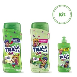 Kit Tralala Kids AntiFrizz Shampoo + Condicionador + Creme Pentear