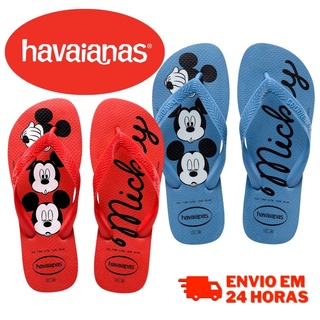 Chinelo Havaianas Mickey Top Disney Coloridos (1)