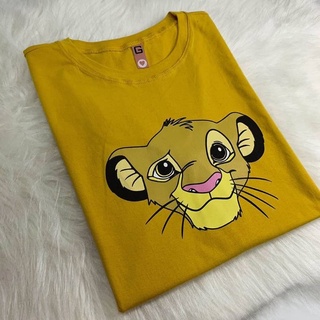 T-shirt P - Rei leão camisa Amarela