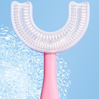 Escova De Dentes Infantil 360o Em Formato De U-Shape / Escova De Dentes Para Limpeza Dos Dentes Infantil / Flexível Para Cuidado Saúde Oral Lx5 (8)