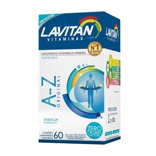 Lavitan A-Z com 60 comprimidos Aumento de Imunidade e Disposição mais Vigor Físico