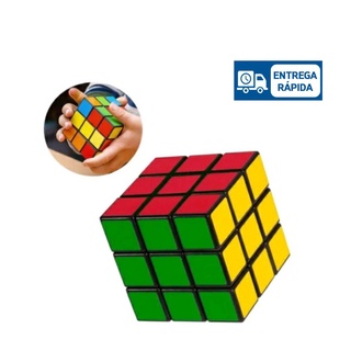 Cubo Magico de Brinquedo Simples Classico Interativo para Crianças e Adultos Adolecentes
