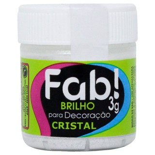 BRILHO CRISTAL PARA DECORAÇÃO DE BOLOS E DOCES 3GR-FAB