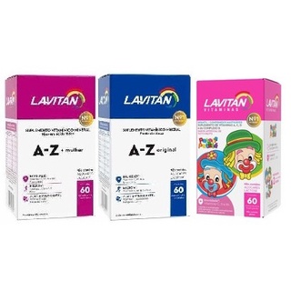 Suplemento Vitamínico Kit Lavitan A-z Homem + A-z Mulher + Infantil Tutti-frutti - 60 Comprimentos Mastigáveis