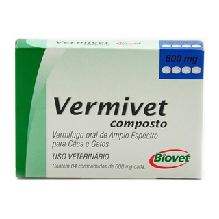 Vermivet Composto - 4 comprimidos