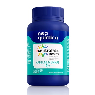 Vitamina Neo Química Centrotabs Cabelos & Unhas - 60 cápsulas