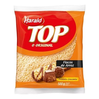 Flocos De Arroz Harald Top Pacote 500 Gramas - Pronta Entrega