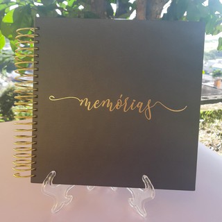 Caderno de memórias livro álbum de fotos lembranças