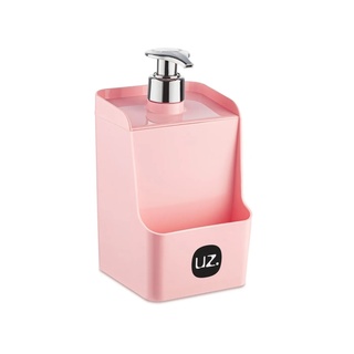 Dispenser de Pia Porta Detergente e Esponja Rosa Slim UZ Premium Luxo - Envio em 24 horas