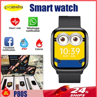 P80S Bluetooth Chamada Relógio Inteligente Monitor De Freqüência Cardíaca De Fitness Rastreadorh Pressão Arterial smartwatch (1)