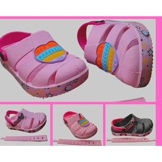 Sandália infantil feminina Slide menina + Pulseira