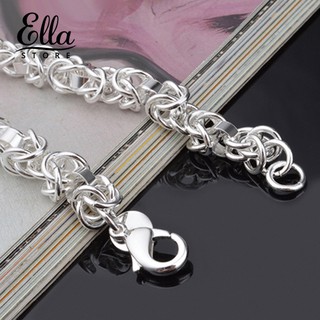 (Bt2) Pulseira Feminina Prata Esterlina 925 | [BT2]Bracelet Women 925 Sterling Silver Chain Jewelry (3)