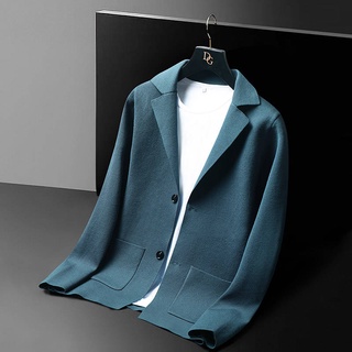 cardigã longo para homens Cardigan para homens cardigã 2021 New Knit Cardigan Sweater M.asculino Casino Outer Outono versão coreana da fina camisa camisa casual sweater jaqueta