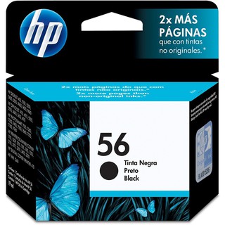 Cartucho Para HP Tinta C6656 - 56 Preto 19 ml Original