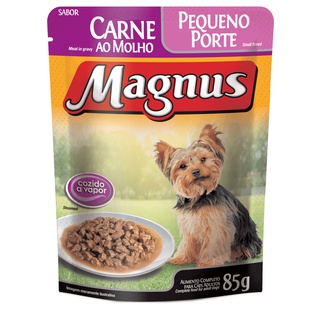 Magnus Sachê Cães Adultos Pequeno Porte Sabor Carne ao Molho
