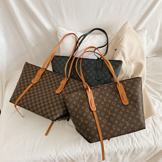 Lv Louis Vuitton Couro Grande Capacidade Bolsa De Viagem Ao Ar Livre Ocasional Sacola Mulheres Shopper Bag Shoulder Bag