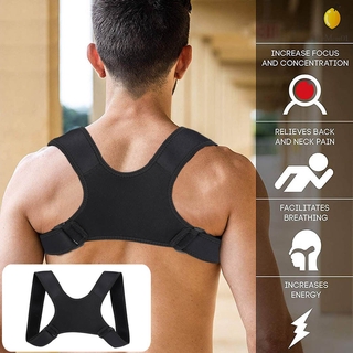 Posture Corrector Fracture Support Back Shoulder Correction Brace Belt Strap (1)