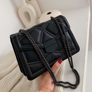 Rebite Cadeia Pequenos Sacos Crossbody Para As Mulheres 2020 Ombro Messenger Bag Lady Bolsas De Luxo (1)