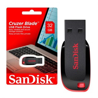Sandisk Cruzer Blade Cz50 Usb 2.0 Flash Drive Pendrive (128Gb)