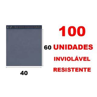 100 envelopes 40x60 cm (+3 aba) Plástico de segurança, Embalagem Correio