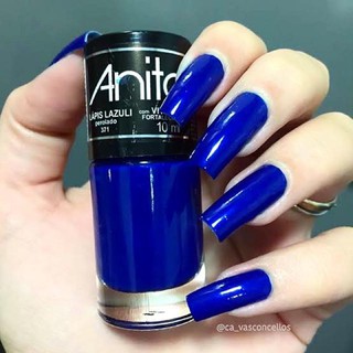 Esmalte Anita Cores Azul - cor Lápis Lazuli 10ml