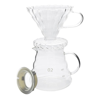 Coador Filtro Barista De Cafe Com Dosador Suporte filtro de Vidro 650 ml cozinha (3)
