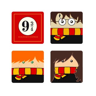 Porta Copo Bolacha Harry Potter Filme Geek Nerd Atacado Revenda (1)