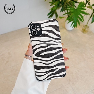 Iphone case Lambskin material zebra patterntpu Phone Case For iPhone 11 Pro Max X Xr Xs Max 7 8 Plus Se 2020 12 pro max 12 mini (1)