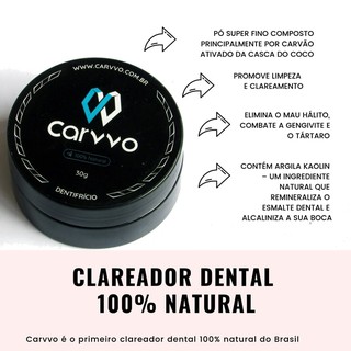 Clareador dental carvão ativado CARVVO (2)