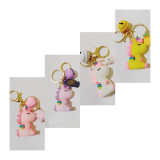 Chaveiro pequeno unicornio colorido | Bolsa | Infantil