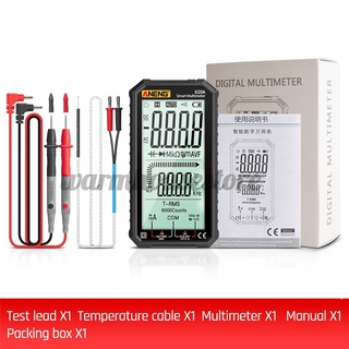 Aneng Multímetro Digital 620a 4.7 Polegadas Grande Tela Lcd Inteligente Verdadeiro Rms / Teste De Temperatura / Resistência Medida Automático + Manual (3)