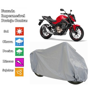 Capa Cobrir Moto Honda CB 500F 100 % Forrada e 100% Impermeável