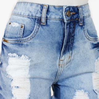 Shorts Jeans Imporium Feminino Cós Alto