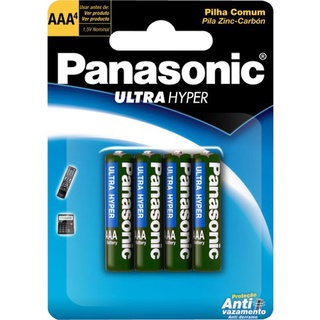 Pilha AAA Palito Panasonic 4 Unidades Original