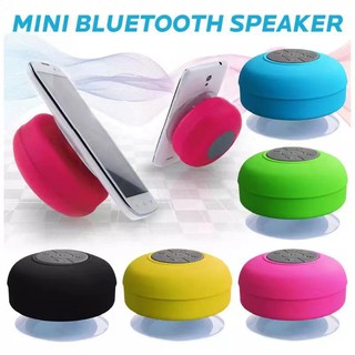 Mini Caixa de Som Bluetooth Prova D Água Portátil Banheiro Piscina Chuveiro