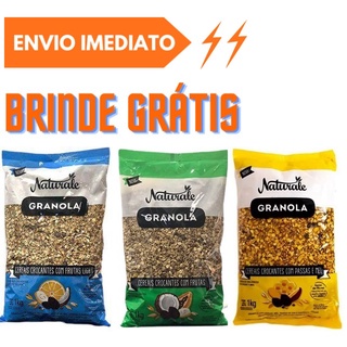 Granola 100%natural - Cereais Crocantes 1kg Naturale (1)