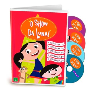 Dvd O Show Da Luna 1ª A 5ª Tem 126 Ep - 5 Dvd