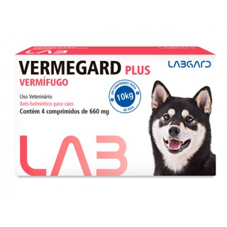 Vermegard Plus Remédio De Verme Para Cachorro - LAB