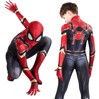 Macacão De Super-Her É Homem Aranha Homem De Ferro | Crianças Adulto Spider-Man Casa De Super Homem Aranha Traje Cosplay (1)