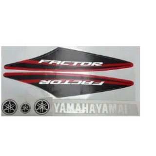 Adesivo Yamaha ybr Factor 125 k1 15 16 / 2015 2016 vermelho vermelha adesivos