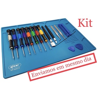 Kit Manta Antiestática Celular Manutenção +kit chave completo 2811