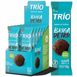 Barra De Cereal Trio Brigadeiro Caixa 12 Unidades