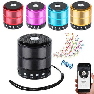 Mini Caixa De Som Bluetooth Mini Speaker Space Line Ws-887 Preta