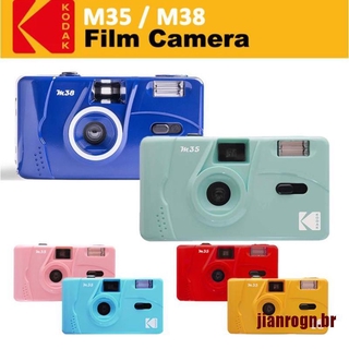 (Jianrogn) Nova - Kodak Vintage Retro M35 35mm Reutilizável + Câmera + Pelicula Rosa Verde Y