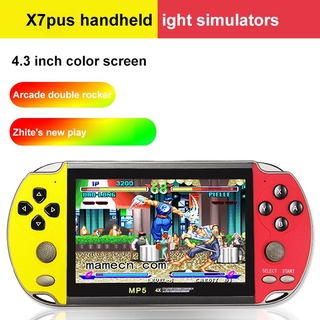 4.3" PSP X7 Handheld Video Console Support Download NES GBA 6000 Retro Classic Games (2)