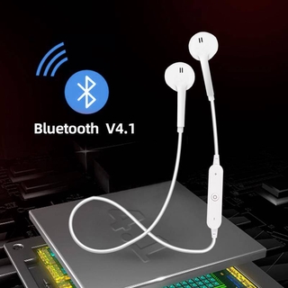 S6 Fone De Ouvido Sem Fio Fone De Ouvido Música Telefone Neckband Esporte Bluetooth Estéreo