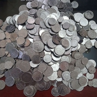 1 kg de moedas de inox de 1967 até 1994.